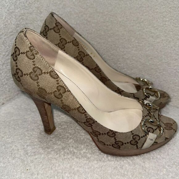 Gucci Heels Beige Color Size 38 - Picture 6 of 7